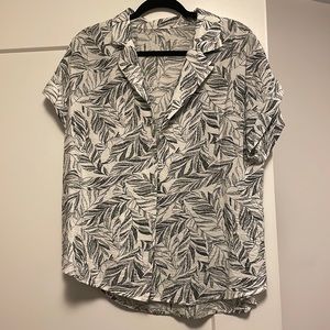 Linen half sleeve shirt